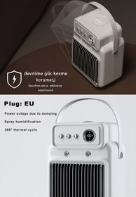 Resim BUFS Ev Tipi 1200 W Akıllı Isıtıcı – Hızlı Isınma, Sessiz Mod ve Nemlendirme Fonksiyonu 