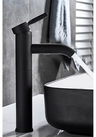 Resim Inventa Aç-Kapa Çanak Lavabo Bataryası Siyah 