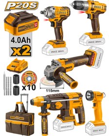 Resim Ingco Li-on Akülü 5Li Kombo Set Cklı2019 