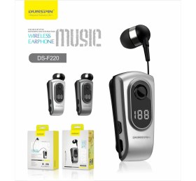 Resim Dunspin DS- F220 Makaralı Titreşimli Bluetooth Kulaklık (Led Ekranlı – V5. 3) 