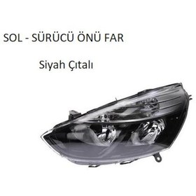 Resim FAR SİYAH ÇITALI MOTORLU SOL CLİO 4 IV HB GRANDTOUR 12-20 AYFAR 202323 