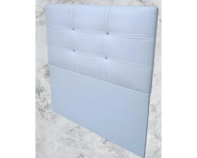 Resim Bengi Ticaret Başlık 90321 DK Tek Kişilik 90'lık Model Suni Deri beyaz Kumaş El Yapım 