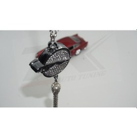 Resim DK Tuning Jaguar Kristal Taşlı Stil Araç Ayna Parfümlü Sarkacı New Style 