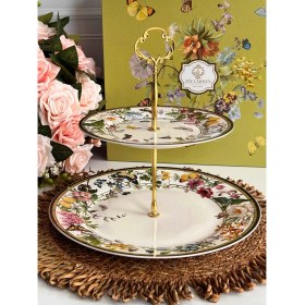 Resim Muse Garden Katlı Kek Kurabiye Standı 