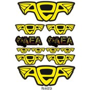 Resim PROMOT Motorsiklet Aksesuar Ekipman Sticker Kask Grenaj Laptop Sticker Seti 0124 