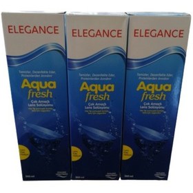 Resim Elegance Aquafresh Lens Solüsyonu 3 x 250 ML 