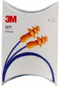 Resim 3M 1271 Yıkanabilir İpli, Karton Kutulu Kulak Tıkacı 