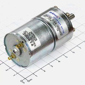 Resim Genel Markalar ZGA37RG 12V 37mm 10Rpm Redüktörlü DC Motor Metal Dişli Yüksek Tork Kuvvet Robot Oyuncak RC Araba 