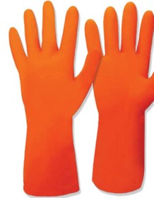 Resim rigour Pamuklu Sıvı ve Hava Geçirmez Kauçuk Xl Eldiven - XL 