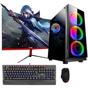 Resim DRx353 i3 10100F 16 GB RAM 256 GB M.2 NVME SSD 4 GB GTX750ti 23.6'' 165 Hz Curved Masaüstü Oyun Bilgisayarı Dragos