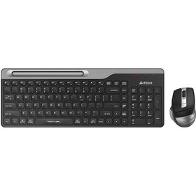 Resim A4 TECH FB2535C SİYAH BLUETOOTH KLAVYE + 6 TUŞLU 2400 DPI MOUSE 