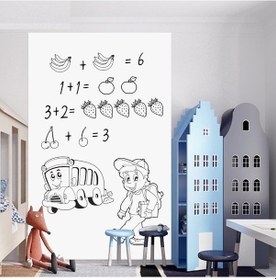 Resim Yapışkanlı Beyaz Yazı Tahtası 