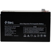 Resim Ttec 12 Volt 7A Akü - 12V 7 Ah Base Kuru Akü Ağustos 2024 Üretim 7 Adet 