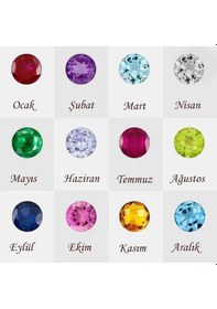 Resim 925 Ayar Papatya Silver Zeytin Kolye Küpe Set.onix Taşlı Zeytin Set.doğum Taşlı Zeytin Set.rose.gold.rodaj Gümüş 