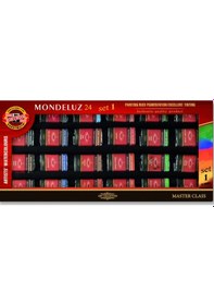 Resim Koh I Noor Mondeluz Aquarell Colours 24'lü Tablet Suluboya Seti 0 