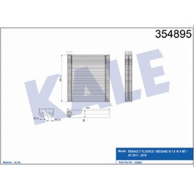 Resim EVAPORATÖR FLUENCE MEGANE 3 1.6 16V 2011-2016 354895 