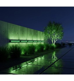 Resim 48CM 18W LED Duvar Boyama Wallwasher Yeşil 220V 