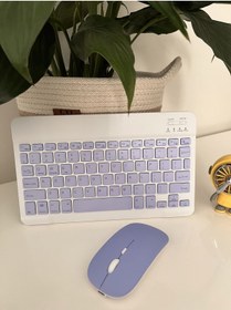 Resim TMAX Taşınabilir Şarjlı Bluetooth Klavye+Mause set (Android/Windows/İos Uyumlu) Yeni model. 