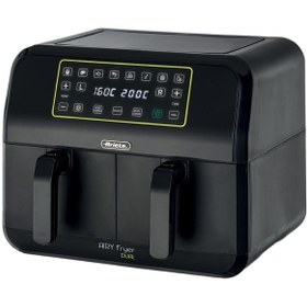 Resim easytekno Arıete Airy Fryer Dual 8 Litre Çift Hazneli Xxl Airfryer 1700w Sıcak Hava Fritözü 