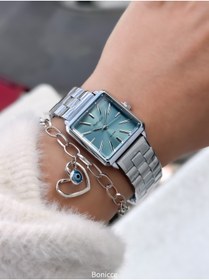 Resim Ferrucci Mıknatıslı Kordon Gümüş Renk Çelik Kordon Su Geçirmez Garantili Kol Saati Bileklik 