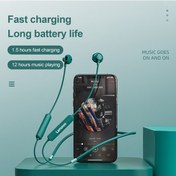 Resim Novahub Lenovo Sh1 Boyunlu Spor Kulaklık - 12 Saat Çalma, Ipx5 Su Geçirmez, Manyetik, Bluetooth 5.0 