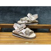 Resim Şirin Bebe Kız Bebek ince Taban Sandalet 