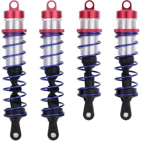 Resim Neevoyu 1/8 Rc Araba Metal Ayarlanabilir Hidrolik Amortisör Seti 4 Adet, Kırmızı 