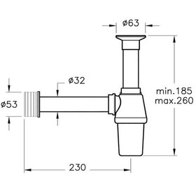 Resim A45109 Artema Plastik Lavabo Sifonu Seti 