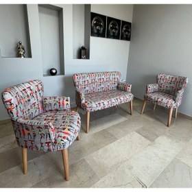 Resim WATERYBROOK Çay Seti Koltuk Takımı - Cafe - Balkon - Bahçe - Ofis Mobilyası - Oturma Grubu 