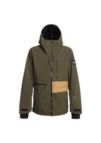 Resim Quıksılver Quiksilver Black Alder Stretch Gore-tex Erkek Yeşil Snowboard Ceketi Cre0 Haki 