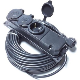 Resim 3'lü Priz Monofaze Seyyar Uzatma Kablosu 3x2,5 Mm 20 Metre Diğer 