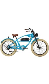 Resim Bisan Rıder Elektrikli Bisiklet 46CM Md 26 Jant 7 Vites G.mavi Turuncu 