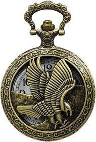 Resim valkyrie Vintage Kartal Motifli Retro Köstekli Cep Saati - Beşiktaş Saat - Kutulu Hediyelik 
