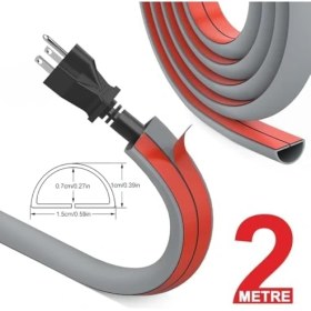 Resim Storemax Esnek Kablo Kanalı Şeritli GRI/GT-KK10 