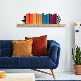 Resim KT-032 Dekoratif Metal Kitap Tutucu | ByLamp 