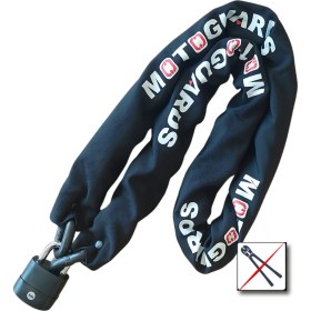 Resim Motoguards Strong Grade 10mm *kesilmez Motosiklet Zinciri + Yale Kilit 