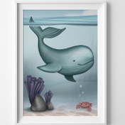Resim Balina Canvas Poster 