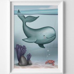 Resim Balina Canvas Poster 