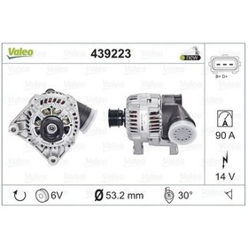 Resim VALEO 439223 ALTERNATÖR 14V 90A BMW 3.20-3.23-5.20-5.23 