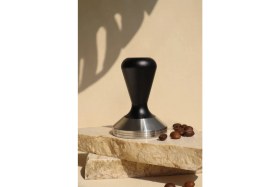 Resim Mujo Coffee Tamper 58MM Siyah Saplı 