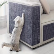 Resim Kendinden Yapışkanlı Kedi Tırmalama Koruyucu Pedler - Kanepe, Sandalye ve Duvar için Çıkarılabilir Uyumlu Mobilya Koruyucusu - Dayanıklı Kumaş Kediler İçin Çizik Önleyici, Gizli Tasarım, Esnek Kenar Kesimi 