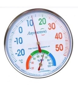 Resim Çerçici Anymetre Comfortable Meter Termometre ve Nem Ölçer 