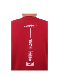 Resim Moc Grande Mocgrande Erkek Büyük Beden Sıfır Yaka Sweat Hlsnk 23204 Bordo-Bordo 
