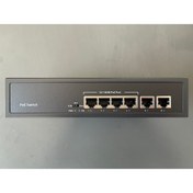 Resim ISEE Iss-4006P 4 Port Poe+ 10-100 Mbps 2 Port 10-100 Uplink Switch 