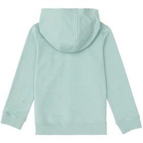 Resim U.S. Polo Assn. Kız Çocuk Su Yeşili Fermuarlı Basic Sweatshirt 50296390-VR048 
