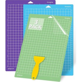 Resim Quueppty Joy Xtra Için Kesme Matları, 3'lü Paket Kesme Matları 8,5X12 Inç Yapışkanlı Tekrar Kullanılabilir Kesme Matları Plotter Pedi (Yurt Dışından) 