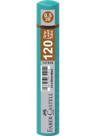 Resim Faber Castell Grip Min 0.5 2B 60Mm 120'li Turkuaz Tüp 