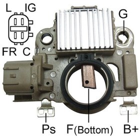 Resim 12v Kömürlü Konjektör 4 Fiş Soketli c-ıg-fr-l Honda Cıvıc/cr N11.682 