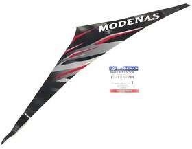 Resim MODENAS GT135 İÇ DİZLİK ETİKETİ KIRMIZI SOL ORJİNAL 
