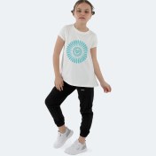 Resim Slazenger POSEIDON Kız Çocuk Tişört Ekru 